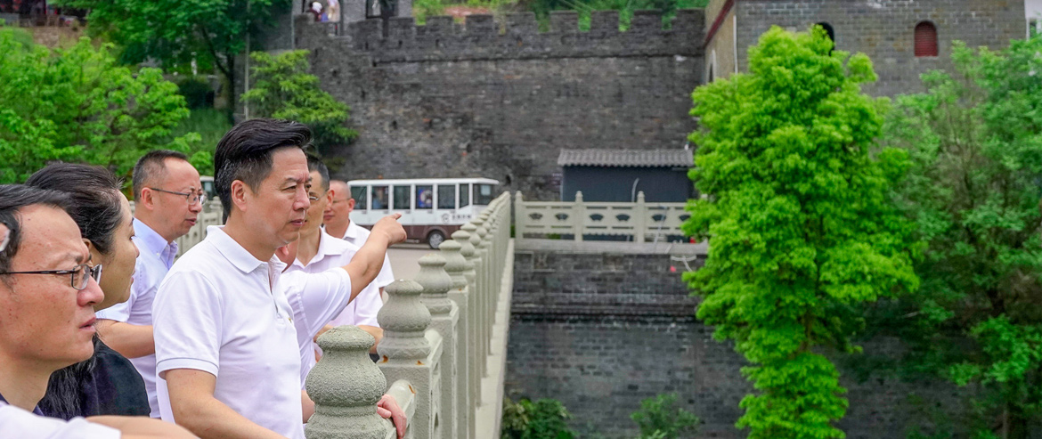 集团辅导督察金龙长城景区节前综合工作