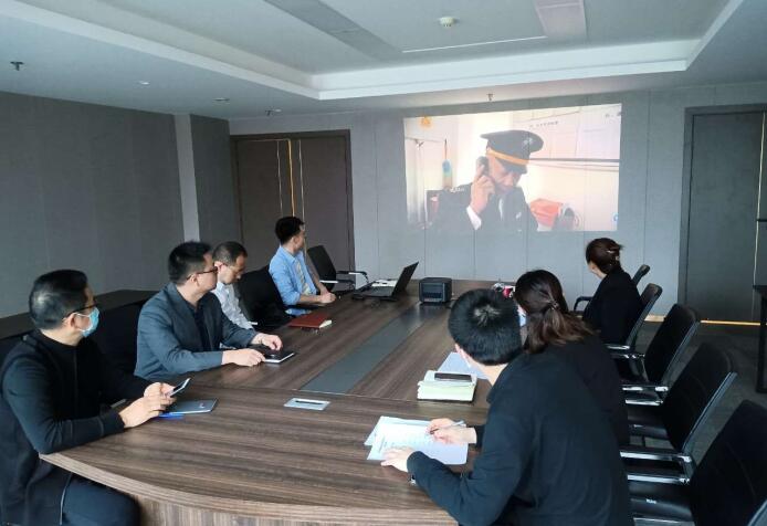 集团安办组织旁观消防宣传“五进”云直播