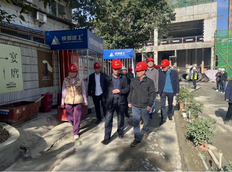 尊龙集团官网委督导宽窄慢里项目安全维稳工作